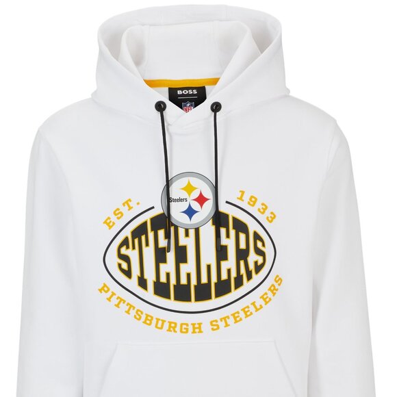 BOSS X NFL Pittsburgh Steelers Hoodie Sweatshirt - Men's size XL - Picture 1 of 5